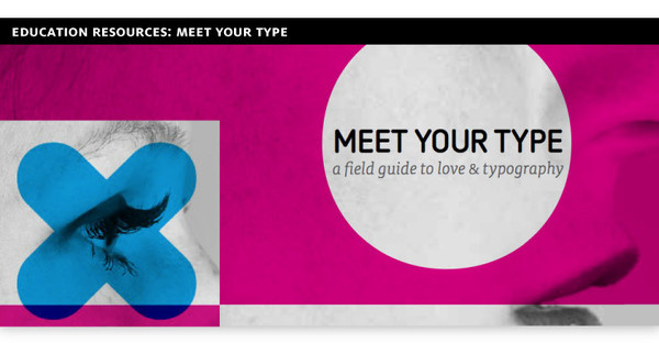 Education resources: Meet Your Type #type #color #cyan #magenta