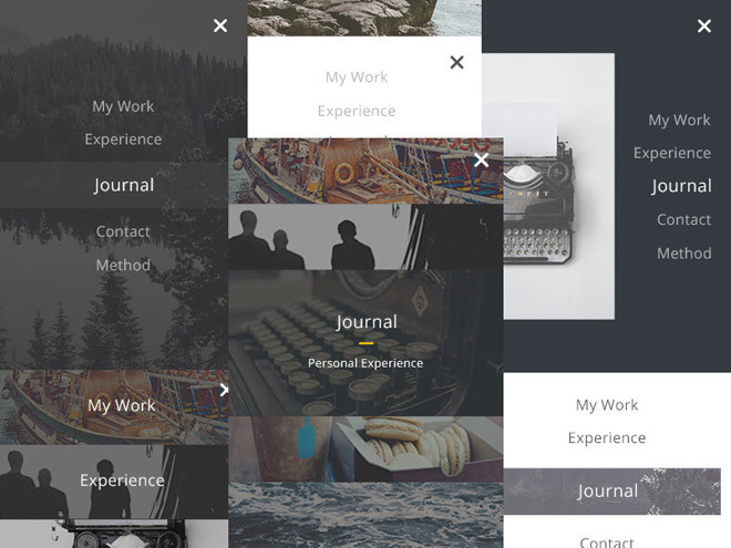 Free Mobile Menu UI Kit