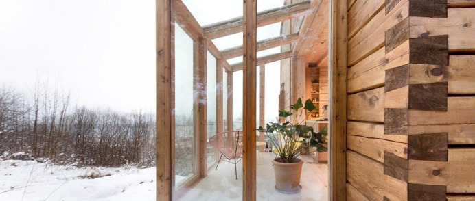 Timber conservatory