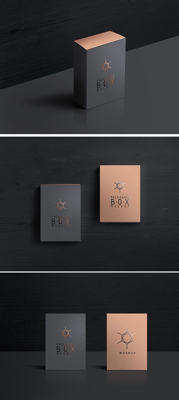 Product Box Mockup PSDs