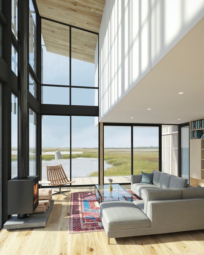 The Salt Box Residence by Parnagian Architects