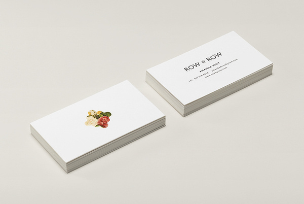 Row by Row #branding #stationery #businesscard #hightide #hightidecreative #rowbyrow