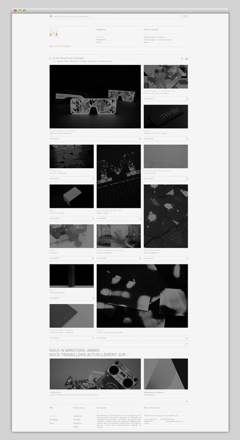Murmure #design #website #grid #studio #layout #web