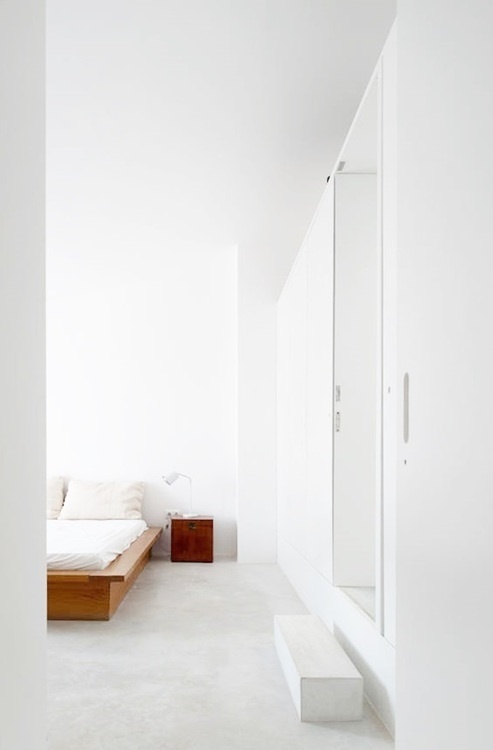 Kevin H. Chung #interior #white #bedroom #home #clean #bed