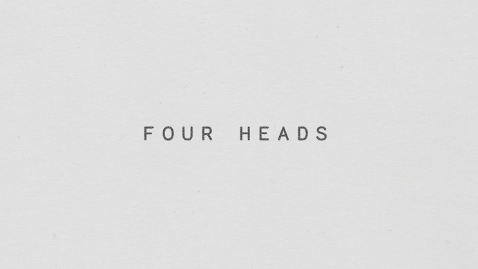 Four heads on Behance