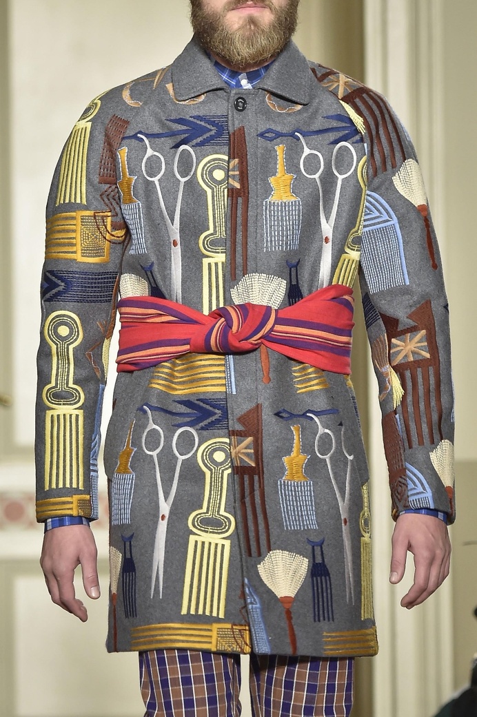 monsieurcouture: "Stella Jean F/W 2015 Menswear Milan Fashion Week "