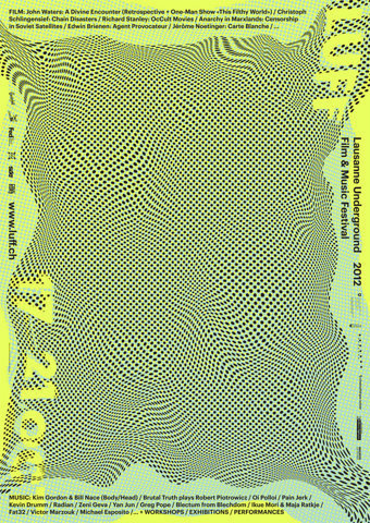 LUFF 2012 (New) : DEMIAN CONRAD DESIGN #luff #2012 #acid #demian #conrad #identity #poster #lausanne