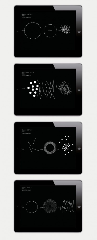 Trafik - Horloge aléatoire 2012 #horloge #screensaver #mac