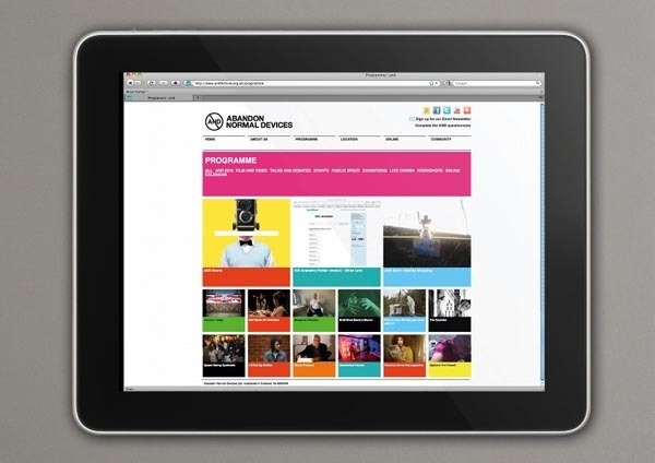 AND Film Festival Branding #web