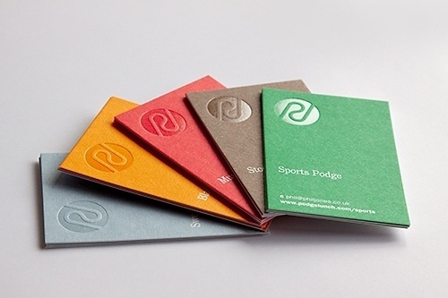 Generation Press » Podge: Stationery Set #card #deboss #business #foil