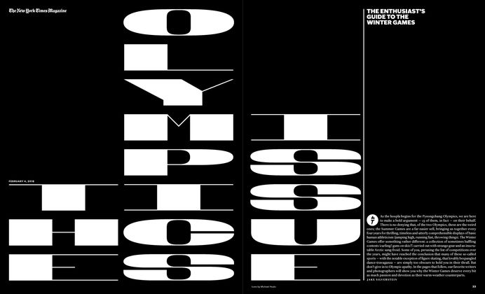 The Winter Olympics Issue / FormFiftyFive