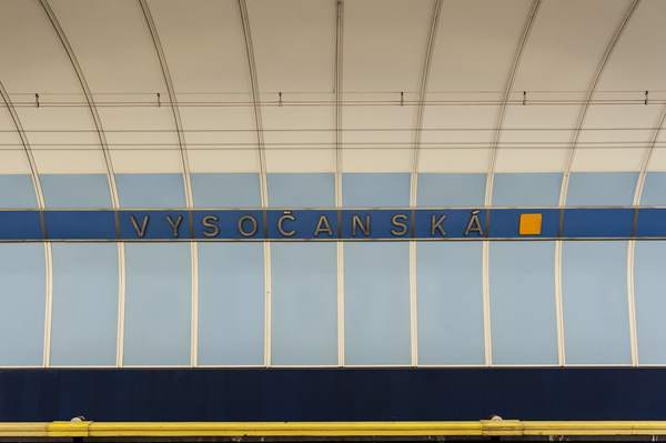 Prague Metro Typography #type #transport #public #typography