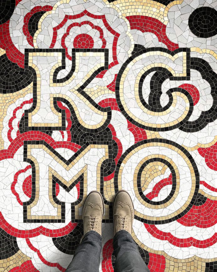 Wonderful Typographic Mosaic Illustrations by Nick Misani