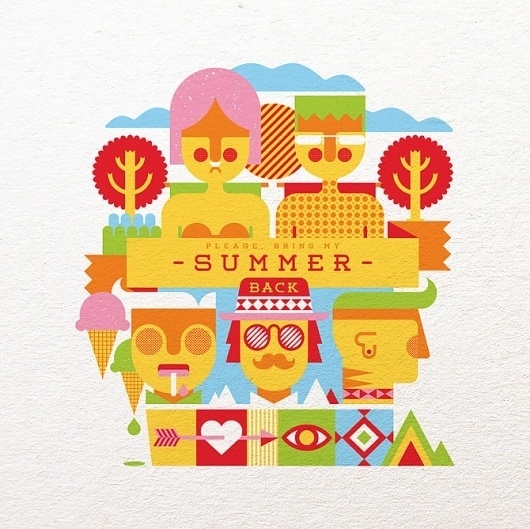 Bring my Summer Back - Fernando Volken Togni #back #bring #summer #illustration