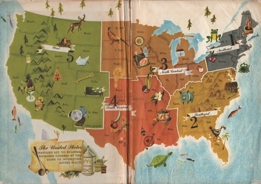 Constellation & Co. — Design, Branding, Letterpress | Seattle, WA #states #sayles #william #map #illustration #united