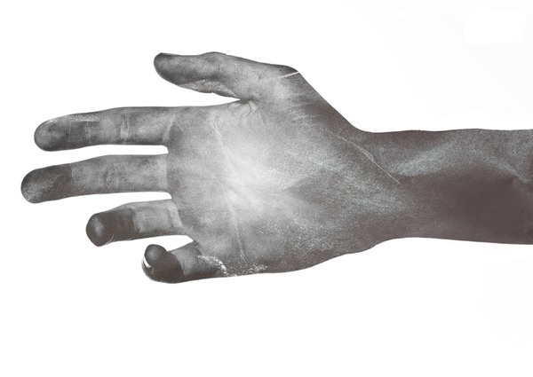 Dry Chocolate #hand #chocolate #illustration #giga #dry #kobidze
