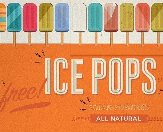 NOTED: top pops. #type #ice #vintage