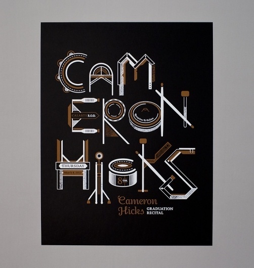 Work - Chris Burnett / Graphic Design & Typography #chris #design #burnett #poster #type #typography