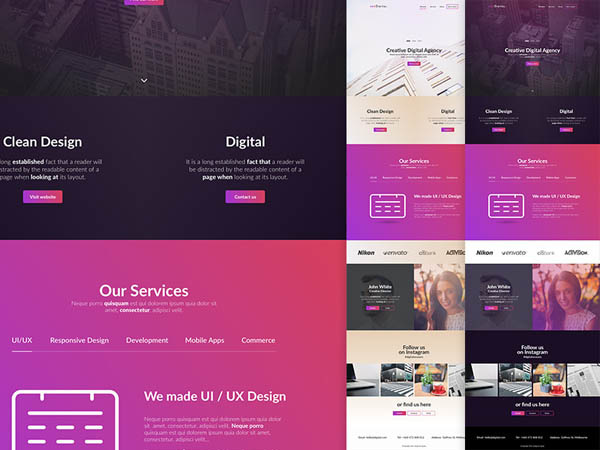 20 Free Sketch Landing Page Template You Must Download