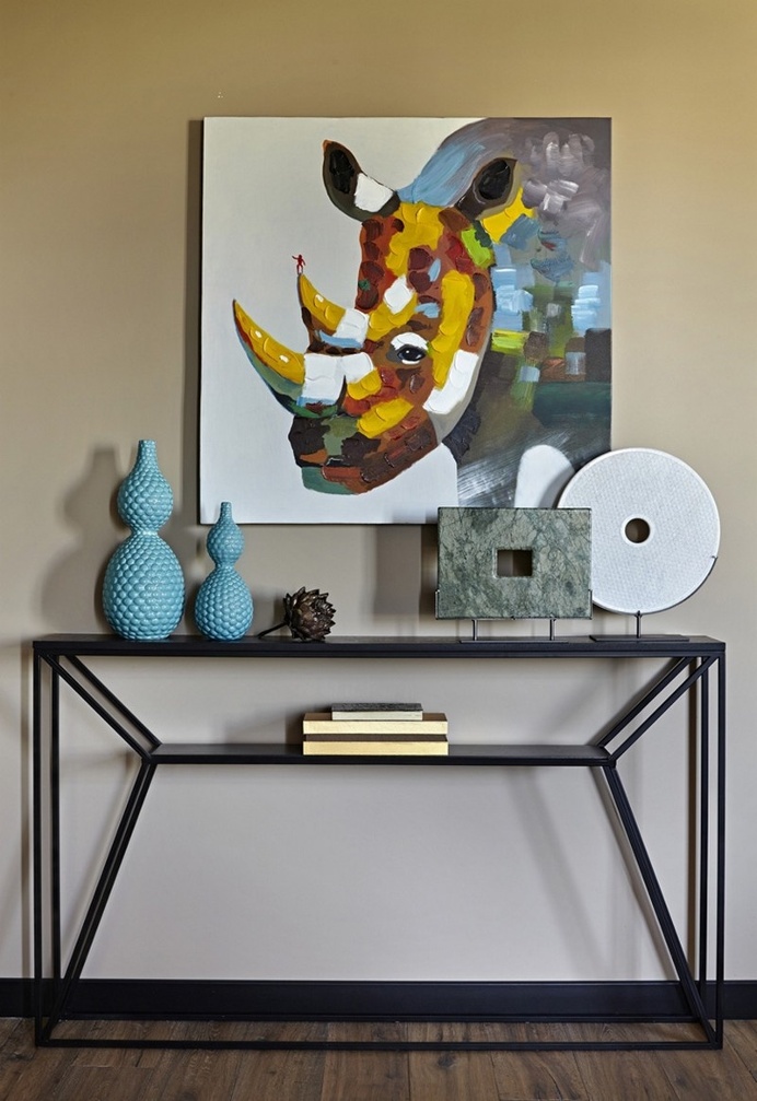 Colorful Geometry Ndebele – Apartment with Decor Inspired by Primitive Art of the South African Tribe