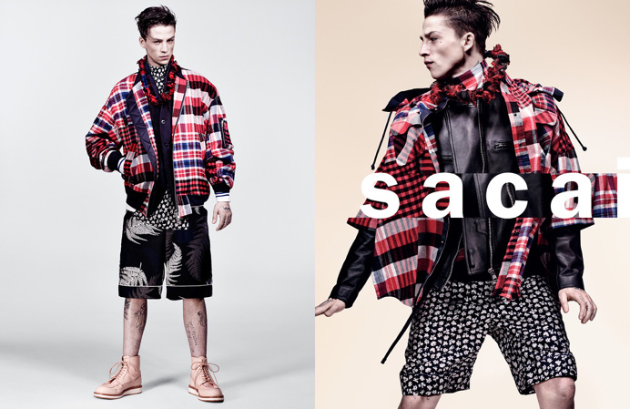 sacai campaign fashion editorial
