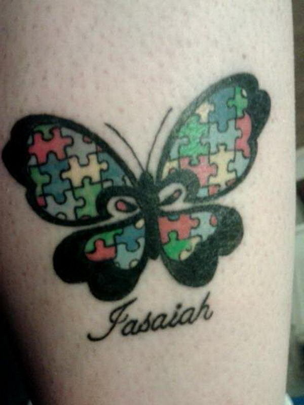 40+ Cool Puzzle Piece Tattoo Design Ideas #tattoo #puzzle #piece