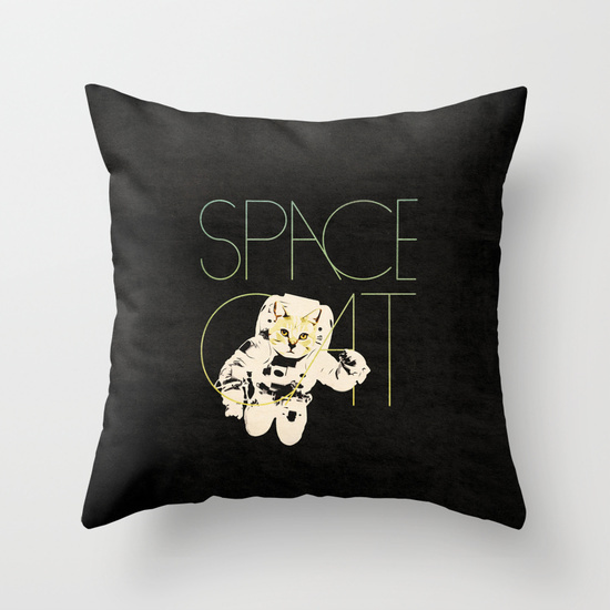 Space Cat Pillow