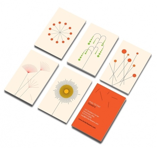D&H - PRINT #card #design #minimalistic #flowers