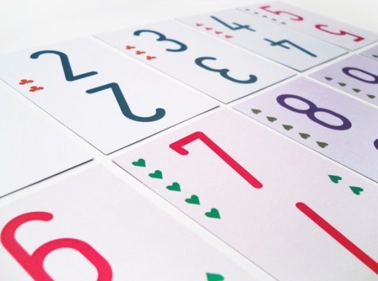 All work and no play ... on the Behance Network #minimalistic #design #graphic #playing #colorful #colors #numbers #cards