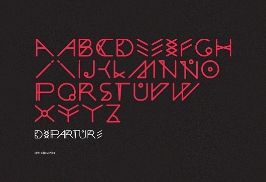 Departure, POGO | art & design boutique #pogo #departure #design #type #typography