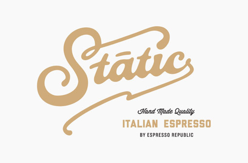 SK_StaticCoffee_01 #lettering #branding #logo #type #typography