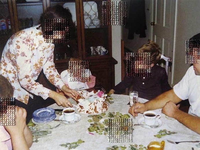 Hand Embroidered Analog Photography by Diane Meyer