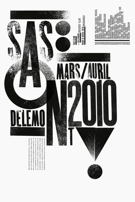 (via Dimitri Jeannottat) #poster #typography