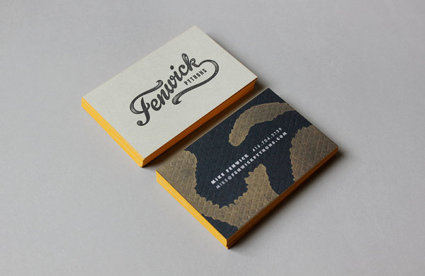 FENWICK_PYTHONS_BUSINESS_CARDS_J_FLETCHER #type #snakeskin