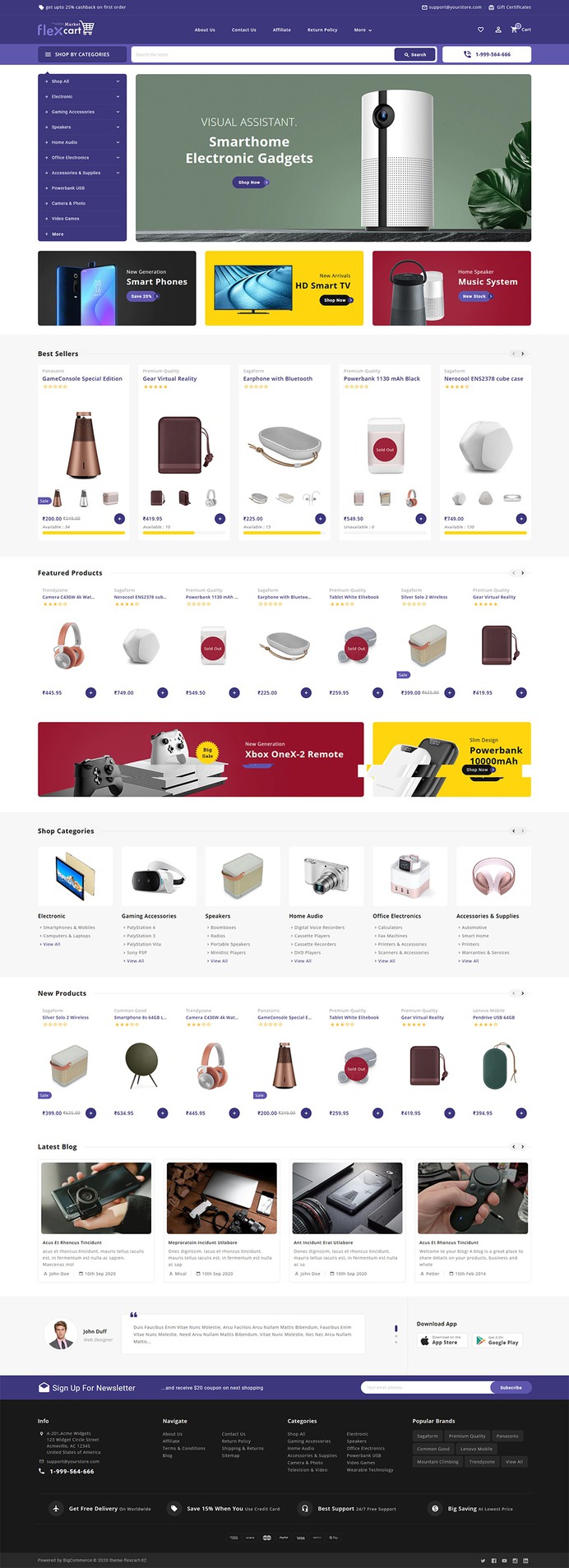 Flex Cart - Stencil BigCommerce Multi-Purpose Responsive Theme | TemplateTrip