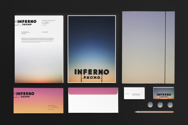 Inferno Identity on Behance #lettering #branding #ipad #black #identity #logo #pencil #typography
