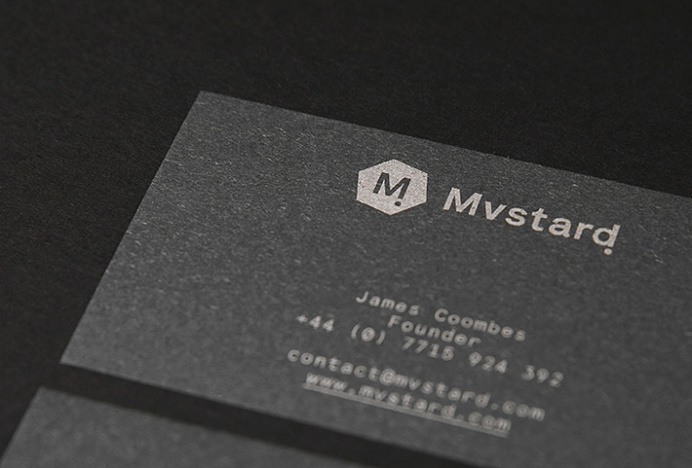 Mvstard! by Think Work Observe #brand design #stationery #business card