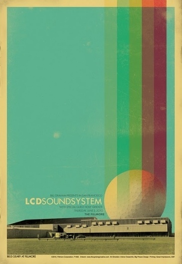 Flyer Design Goodness - A flyer and poster design blog: The Uprising -- Los Angeles Design Studio #lcd #system #sound #poster #music