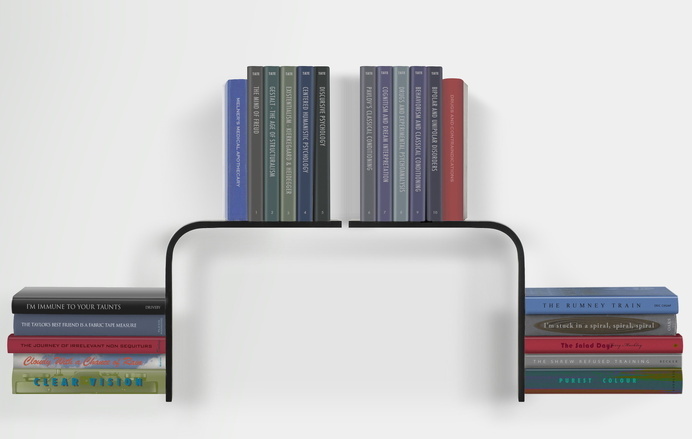 Bookshelves with minimalist design and expressive Conceal book shelf - www.homeworlddesign. com (6) #furniture #bookshelves