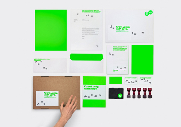 HelloMe_Lucky_14 #fluorescent #identity #cardboard #neon