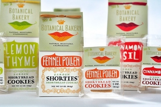 Botanical Bakery | Identity Designed #botanical #bakery #design #color #brier #david #package #typography