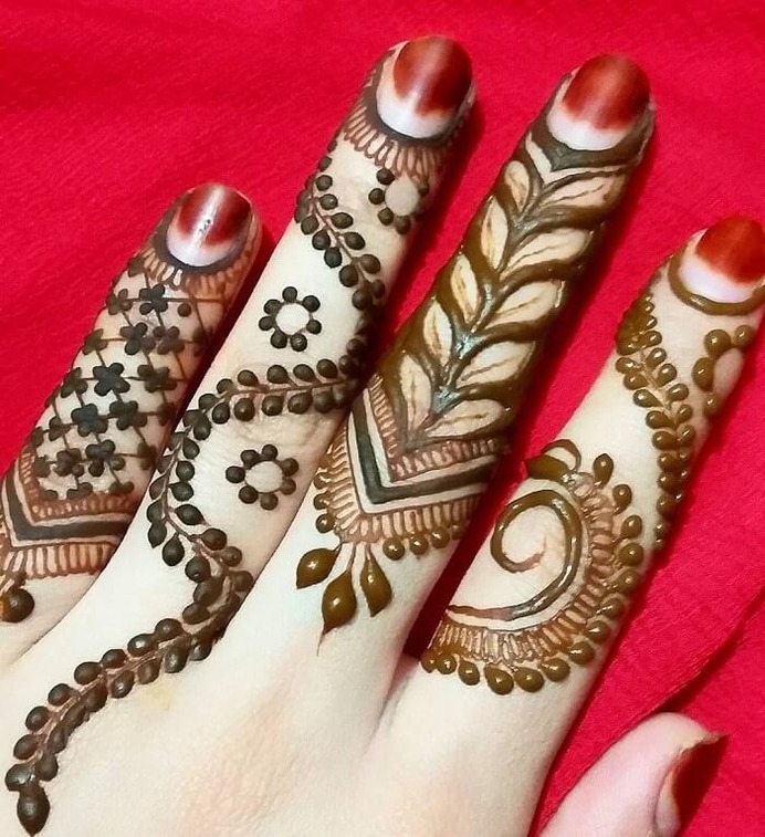 Simple Heart Shape Arabic Mehndi Design For Front Hand | Latest Palm Mehndi  De… | Mehndi designs for fingers, Mehndi designs for hands, Mehndi designs  for beginners