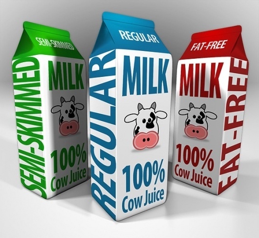 Milk Cartons on the Behance Network #branding #typography #4d #photoshop #cinema #milk #carton