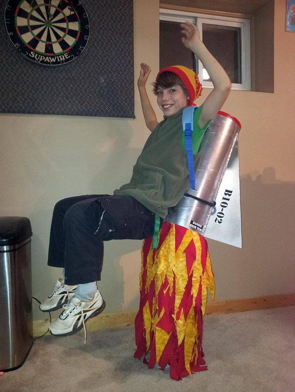 Jetpack for kid #homemade #diy #costume