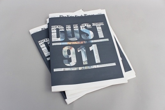 DUST 911 on the Behance Network #editorial #design #times #newspaper