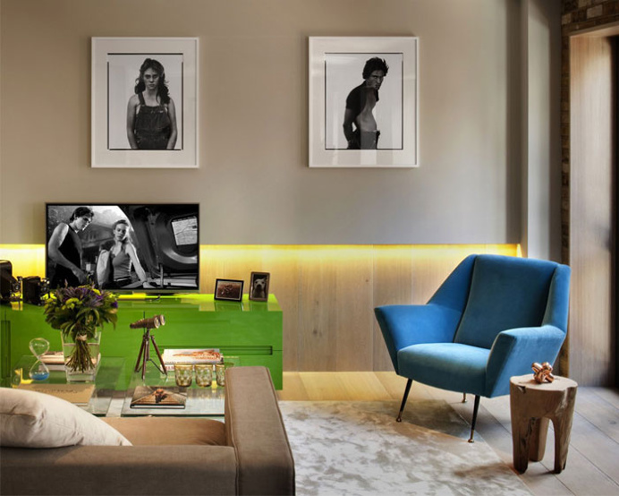 Luxurious London House with Exposed Brick Wall - #decor, #interior, #homedecor,