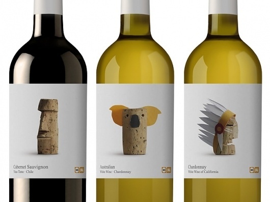 Wines Of The World | Packaging of the World: Creative Package Design Archive and Gallery #packaging #wine #fmcg
