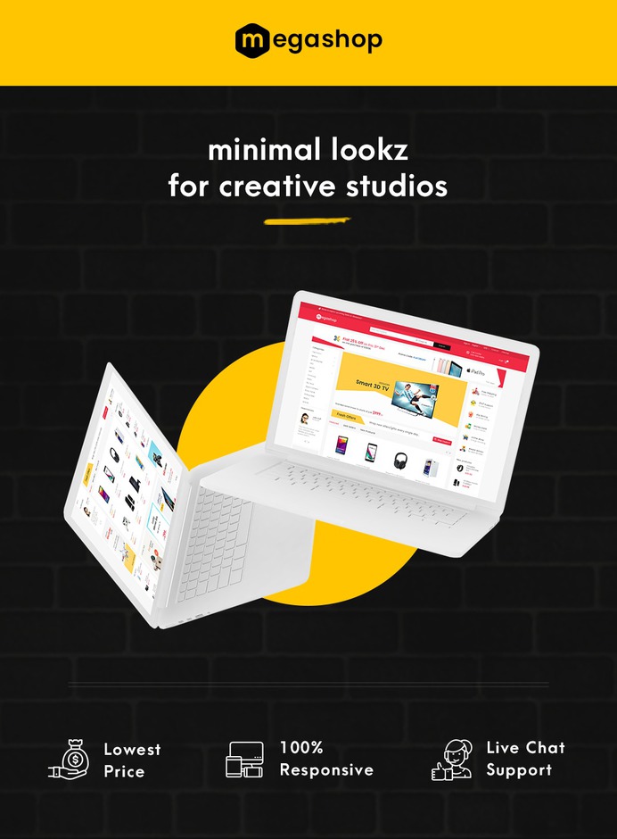 #MegaShop - #MultiPurpose #Mega Store - #Prestashop #Responsive #Theme | #TemplateTrip #eCommerce #Website #Design #Template