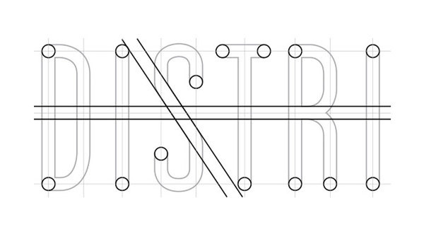 La Distributrice: Smallest cafe place in NorthÂ America The Dieline #logo #design #graphic