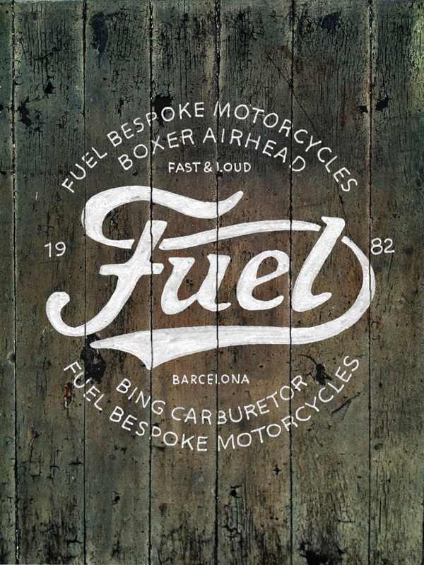Fuel Motorcycles New logo on Behance #lettering #logo #drawn #type #hand
